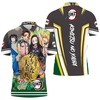 Kimetsu No Yaiba Mashup Modern Clothes Polo Shirt All Over Print with Stunning 3D Effect
