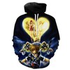 Kingdom Hearts Heartless And Keyblade All Over Print 3D Hoodie