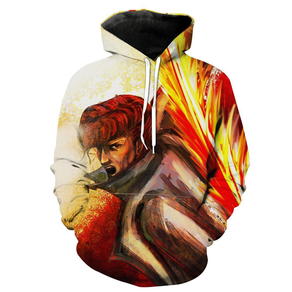 Kuwabara Yu Yu Hakusho All Over Print 3D Hoodie