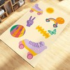 LSD Acid 70s Retro Trippy Rug - Cool Y2k Groovy Funky Dorm Decor, Preppy Room Decor with Non-Slip Bathroom Rugs Washable