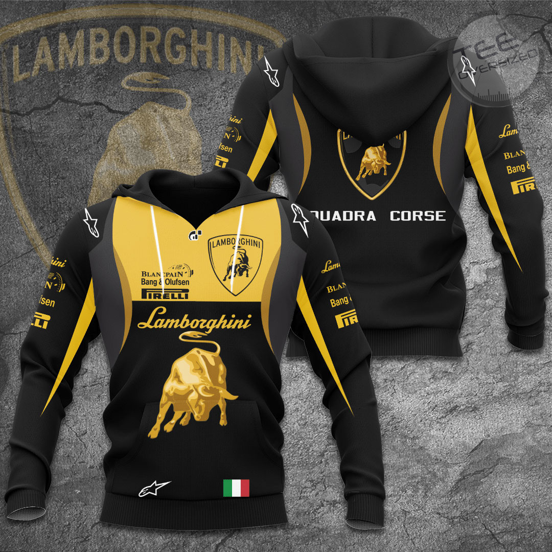 Lamborghini All Over Print Hoodie 3D