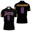 Lance Stephenson Lakers Jersey Inspired 3D All Over Print Polo Shirt with Breathable Fabric