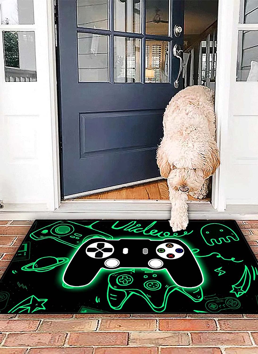 Large 3D Gamer Area Carpet for Boys' Bedroom Gaming Area Rug with Video Game Rugs - Image 3