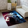 Large 3D Gamer Carpet for Living Room and Bedroom - Printed Gamepad, Gamer Player Design Home Decor Carpet