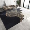Large 70s Style Marble Pattern Area Rug for Stylish Bedroom Office Study Dining Room Decor