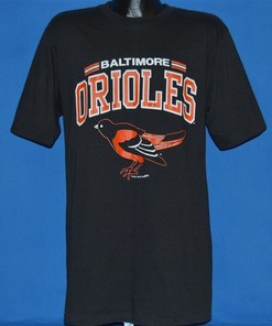 Large 80S Baltimore Orioles Logo T-Shirt - Mlb Baseball
