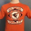 Large 80S Vintage Baltimore Orioles 1989 Mlb Baseball T-Shirt