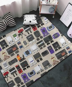 Large Funny Gamepad Area Rugs - Ideal for Kids Gamer