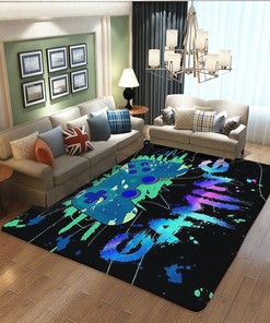 Large Gamepad Controller Carpet Design Rugs for Boy's Bedroom