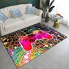 Large Gamepad Controller Rug - Non-Slip Kids Area Rug for Gaming Bedroom or Living Room