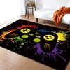 Large Gaming Area Rug with 3D Printed Game Controller Floor Mat Design for Boys Room