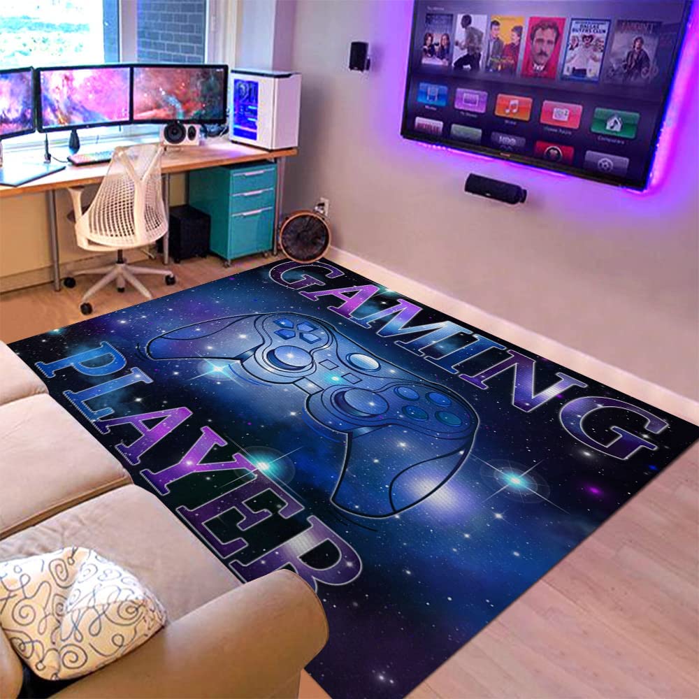 Large Gaming Rug with Controller Area Carpet for Kids Playroom - Create a Fun and Safe Environment - Image 2