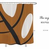 Large Leaves Abstract Shower Curtain, Modern Heavy Quality Curtains with 12 Hook