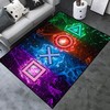 Large Non-Slip Gamer Doormat with Gamepad Controller Player Rugs