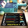 Large Non-Slip Gaming Life Rug for Playroom - Perfect Area Rug for Kids Boys Gamer Room