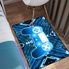 Large Polyester Non-Slip Game Theme Doormat for Gamer Gamepad Controller Area Rugs: Boys, Room and Living Room Decor