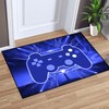 Large T-Shirt, Hoodie, and Sweatshirt Game Area Rugs, 3D Design Print on Living Room and Bedroom Mat, Blue Polyester Floor Mat