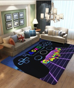 Large T-Shirt, Hoodie, and Sweatshirt Game-inspired Area Rugs, Perfect for Gamer's Room, Gifts for Teens and Boys