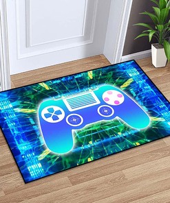 Large T-Shirt, Hoodie, and Sweatshirt Gamepad Rugs for Teen Boys, 3D Printed Cool Gamer Rugs for Bedroom and Playroom