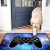 Large Video Game Level Up Floor Rugs for Room and Outdoor Home Decor: Gamer Controller Area Rugs for Teen Boys