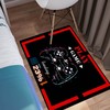Large Washable Gamer Gamepad Controller Area Rugs for Boys' Room Decor: Comfortable Floor Rugs