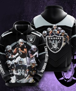 Las Vegas Raiders Jersey Pattern All Over Print 3D Hoodie