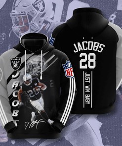 Las Vegas Raiders Logo All Over Print 3D Hoodie