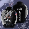 Las Vegas Raiders Skull All Over Print 3D Hoodie