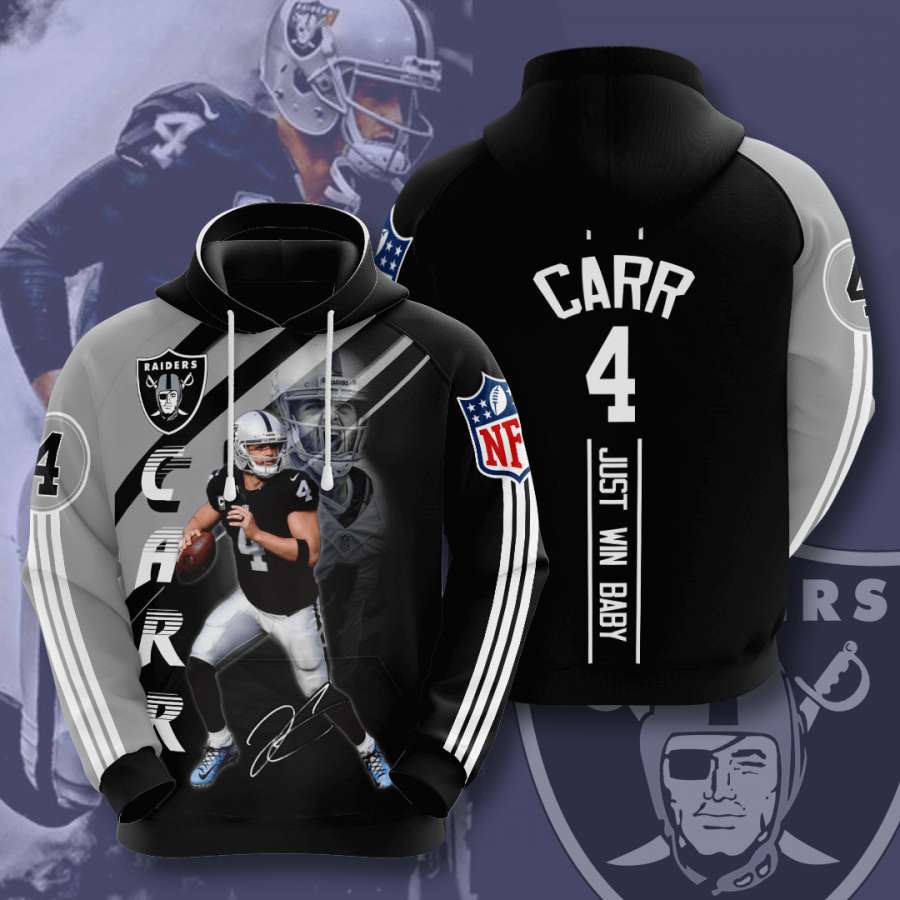 Las Vegas Raiders Skull All Over Print 3D Hoodie