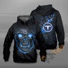 Lava Skull Tennessee Titans All Over Print Hoodie
