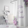 Lavender Floral Shower Curtain Set for a Relaxing Bath Experience