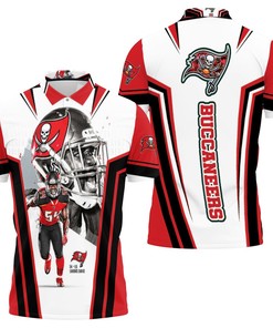 Lavonte David 54 3D All Over Print Polo Shirt for Tampa Bay Buccaneers Superbowl Champions