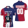 Lawrence Taylor 56 Signature Personalized All Over Print Polo Shirt - Perfect for Giants Fans