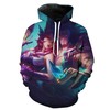League of Legends Cute Xiyah and Rakan All Over Print 3D Hoodie