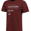 Left Stack T-Shirt Arkansas Razorbacks Hoodie Sweatshirt Shirt Gift For Ncaa Fans