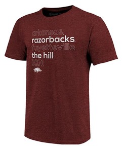 Left Stack T-Shirt Arkansas Razorbacks Hoodie Sweatshirt Shirt Gift For Ncaa Fans