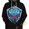 Legend of Zelda Hylian Shield 3D Hoodie