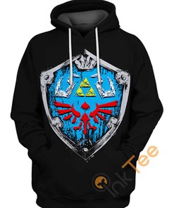 Legend of Zelda Hylian Shield 3D Hoodie
