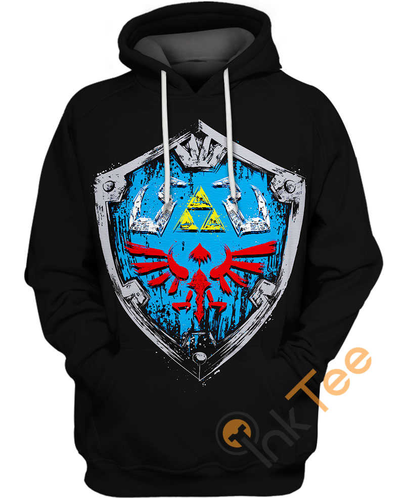 Legend of Zelda Hylian Shield 3D Hoodie