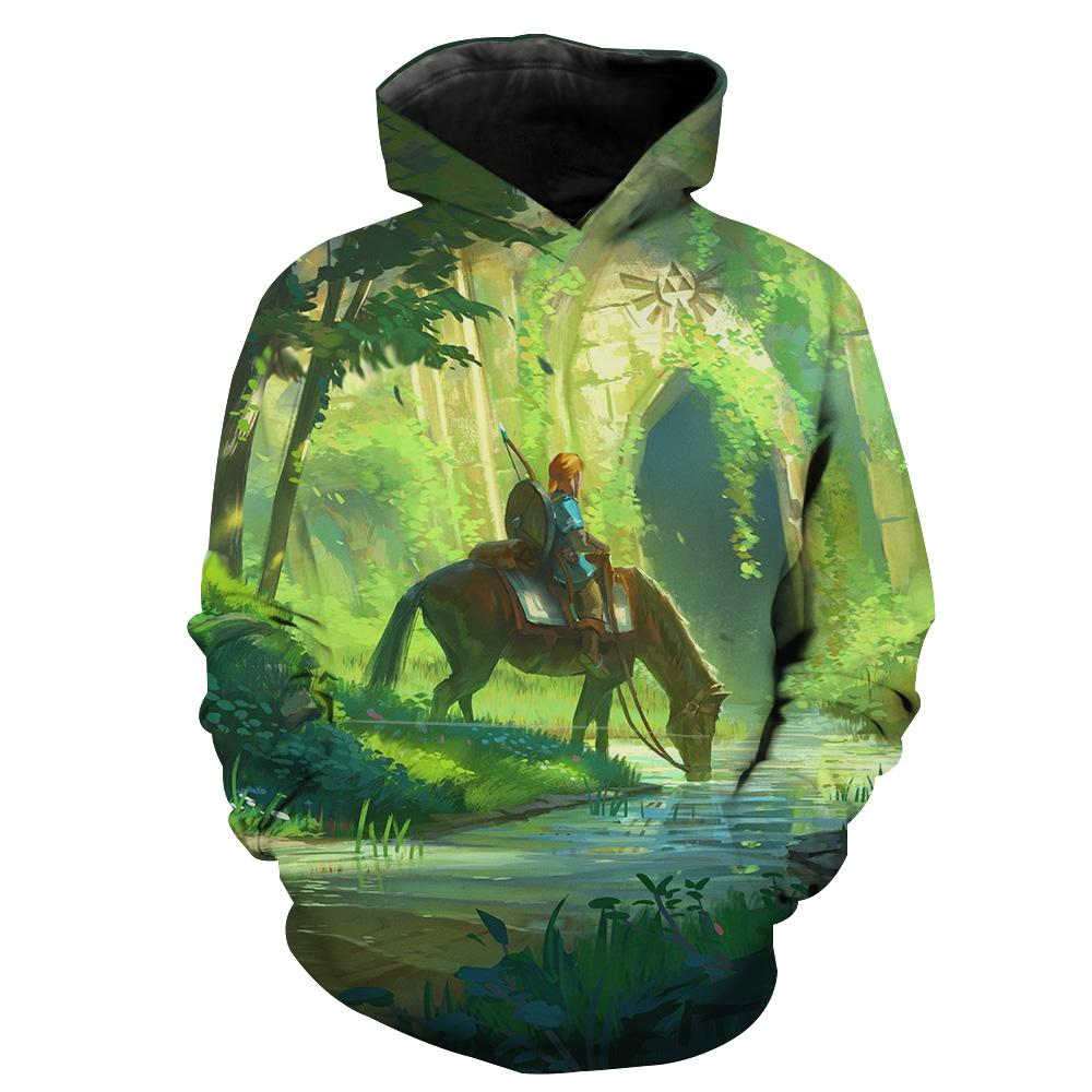 Legend of Zelda Link All Over Print 3D Hoodie