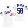 Let Your Inner Camouflage Veteran Shine with the Los Angeles Dodgers Camouflage Veteran 3D Jersey Polo Shirt