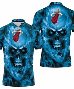 Let Your Love for the Houston Rockets Shine with the NBA Skull 3D All Over Print Polo Shirt
