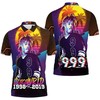 Let Your Style Reflect Juice Wrld 999 with All Over Print Polo Shirt and Athleisure Vibe