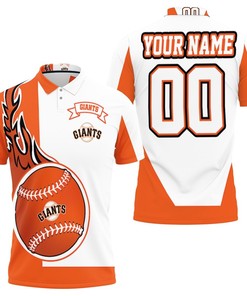 Let your San Francisco Giants Personalized 3D All Over Print Polo Shirt speak for you