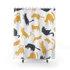 Let your love for cats shine with this Cat Lover Shower Curtain