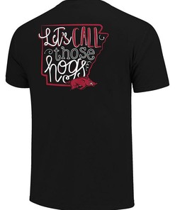 Let'S Call Those Hogs Short Sleeve Full Size Arkansas Razorbacks Hoodie Sweatshirt Shirt Gift For Ncaa Fans