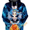 Levy All Over Print 3D Hoodie for Women