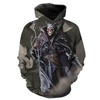 Lich Undead Fantasy Ands All Over Print 3D Hoodie