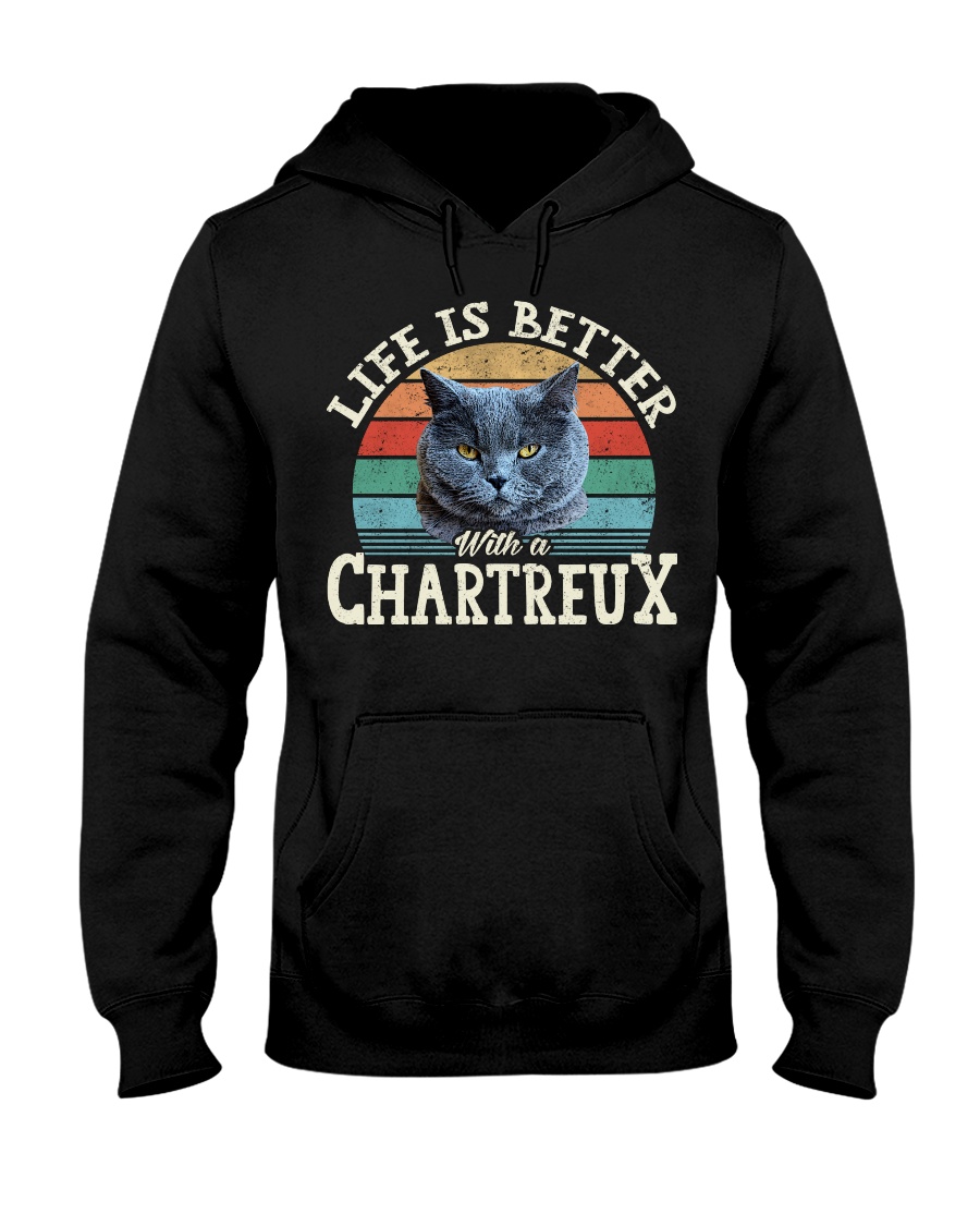 Life Is Better With A Chartreux Premium T-Shirt, Chic Hoodie And Cool Crewneck - Image 2