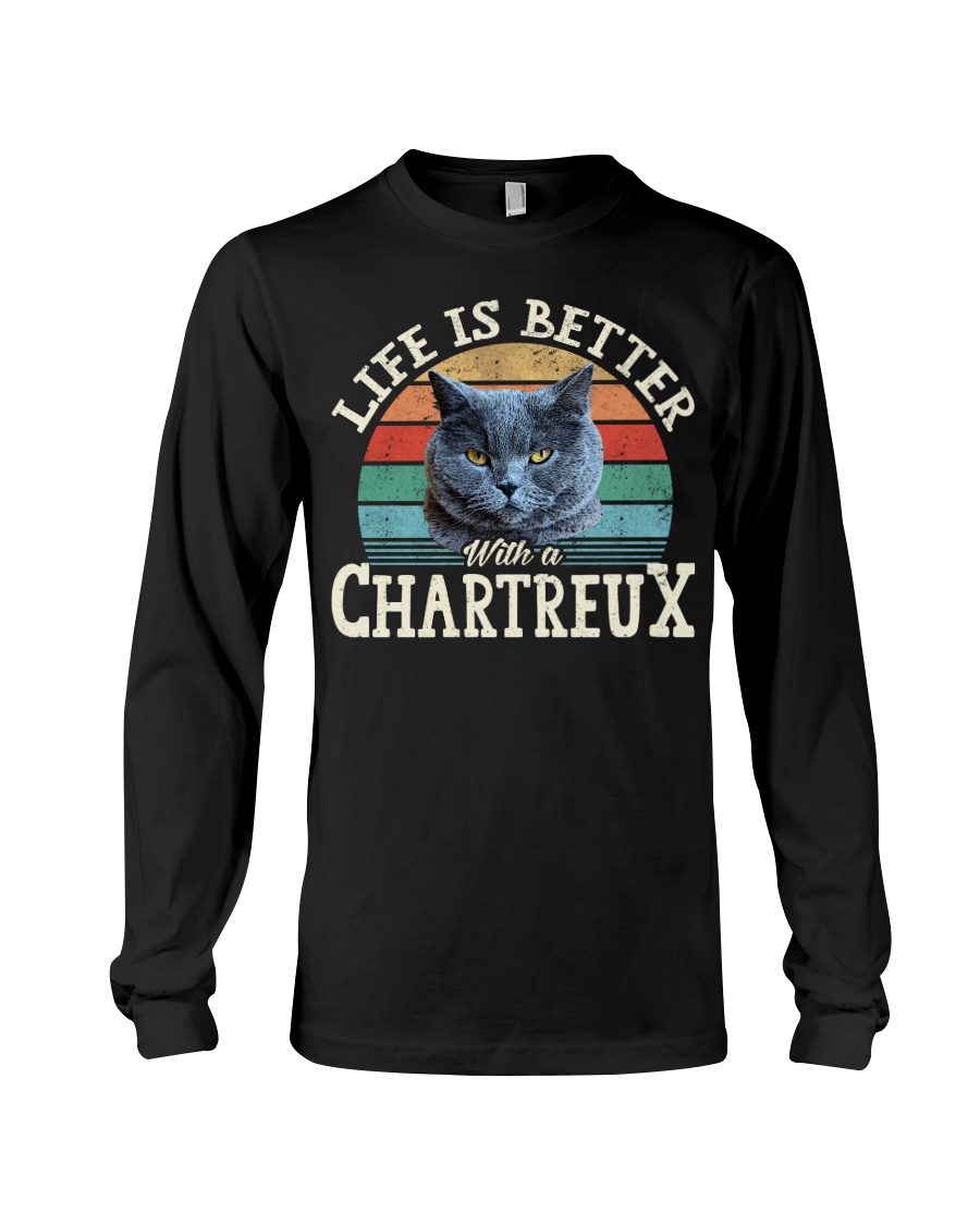 Life Is Better With A Chartreux Premium T-Shirt, Chic Hoodie And Cool Crewneck - Image 3